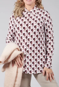 Maliparmi Shirts & Blouses^Ice Cream Shirt in Rosa / Moro / Brick