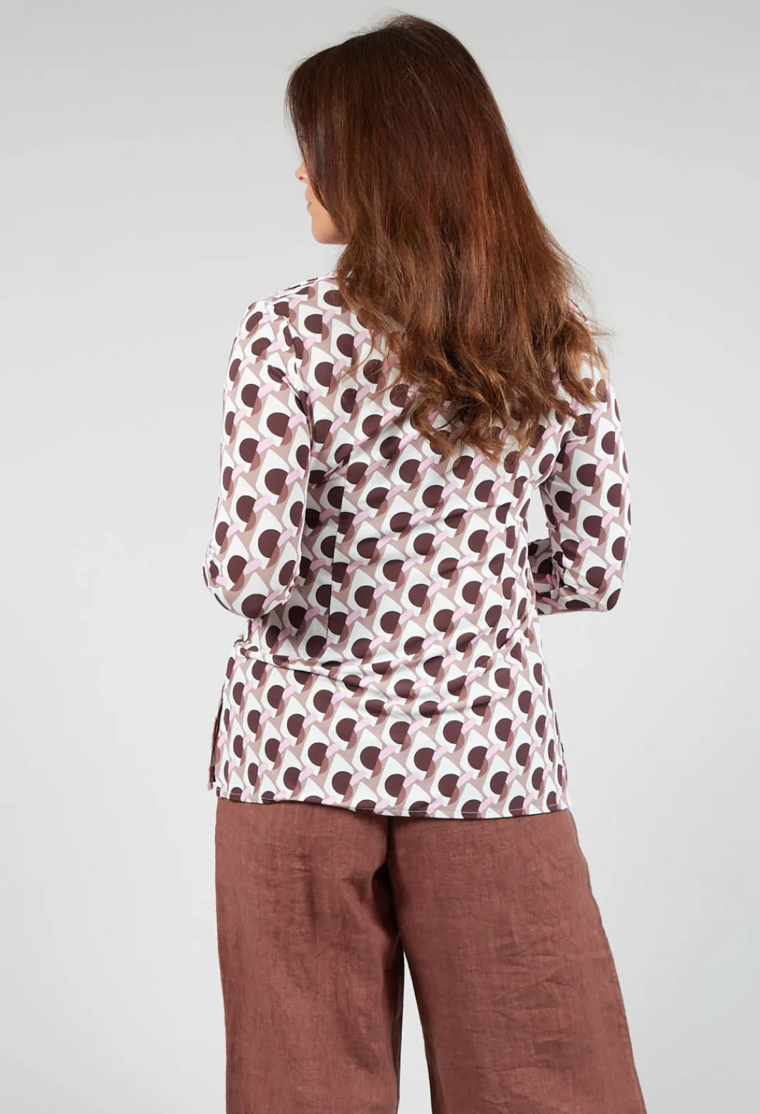 Maliparmi Shirts & Blouses^Ice Cream Shirt in Rosa / Moro / Brick