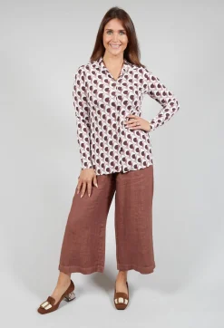 Maliparmi Shirts & Blouses^Ice Cream Shirt in Rosa / Moro / Brick
