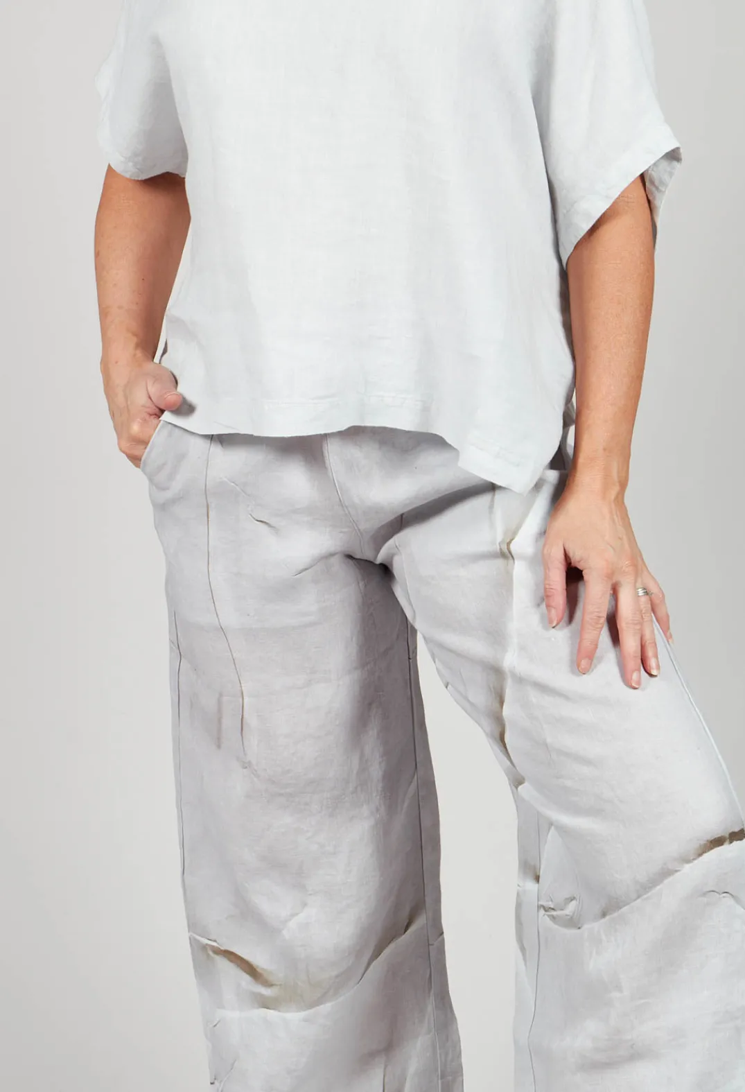 Elemente Clemente Trousers^Ido Printed Trousers in Greige
