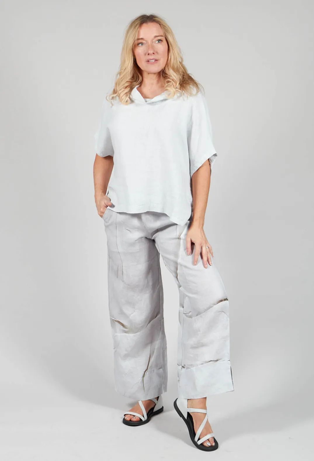Elemente Clemente Trousers^Ido Printed Trousers in Greige