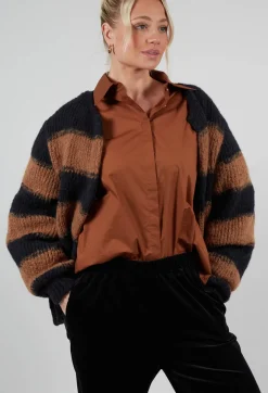 Hindahl u0026 Skudelny Jackets^Illimani Short Jacket in Nero Cognac