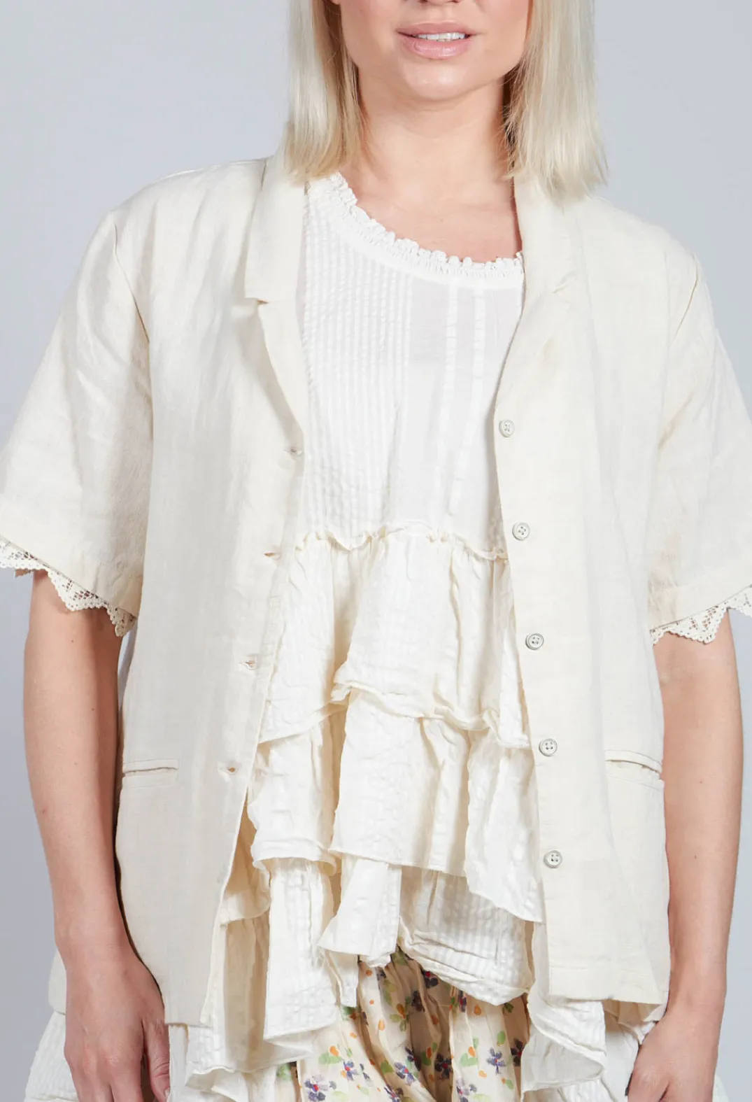 Ewa I Walla Shirts & Blouses^Iris Blouse in Bone White