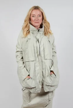 Rundholz Dip Jackets^Jacket with Bleached Stitching in Eraser
