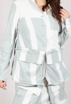 Rundholz Black Label Jackets^Jacket with Feature Pockets in Grey Print