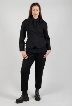 Mei Meij Jackets^Jacket with Wrap Over Front in Nero