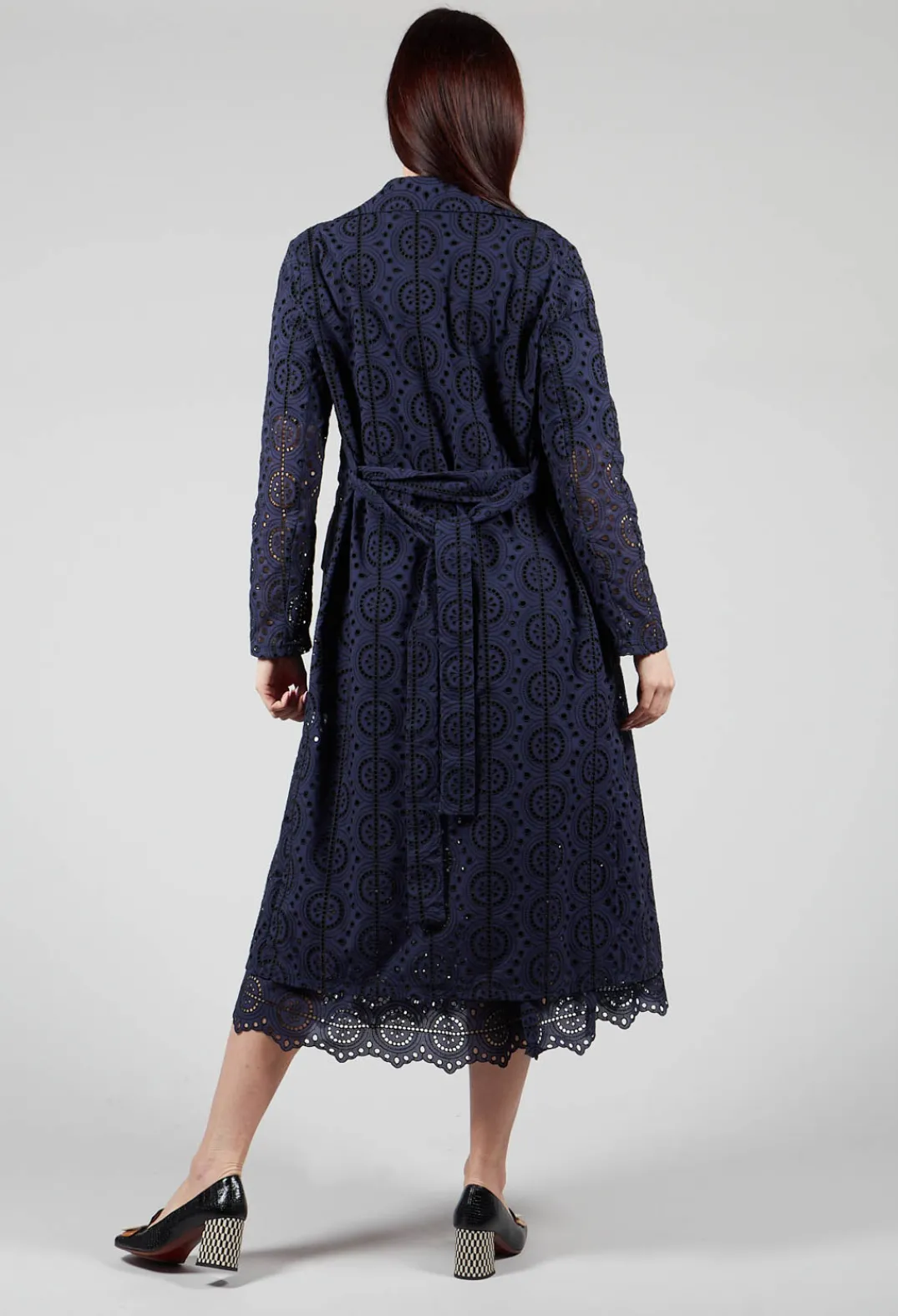 Sfizio Dresses^Jacket Wrap Dress in Blue