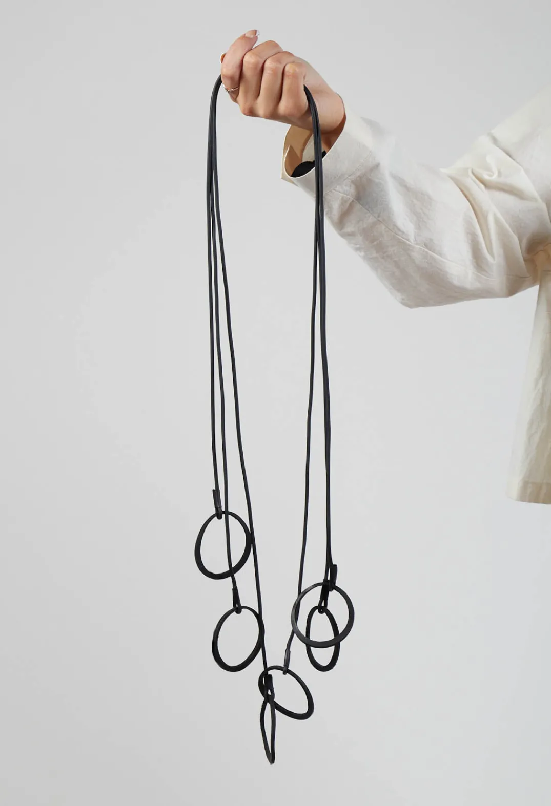 Papucei Necklaces^Jacob Necklace in Black