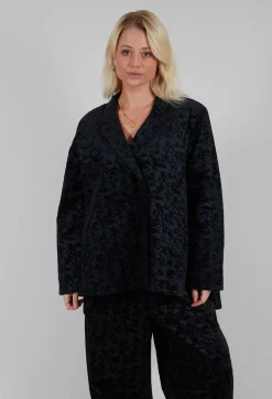 Amici Jackets^Jacquard Blazer in Black