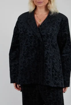 Amici Jackets^Jacquard Blazer in Black