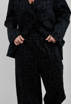 Amici Trousers^Jacquard Trousers in Black