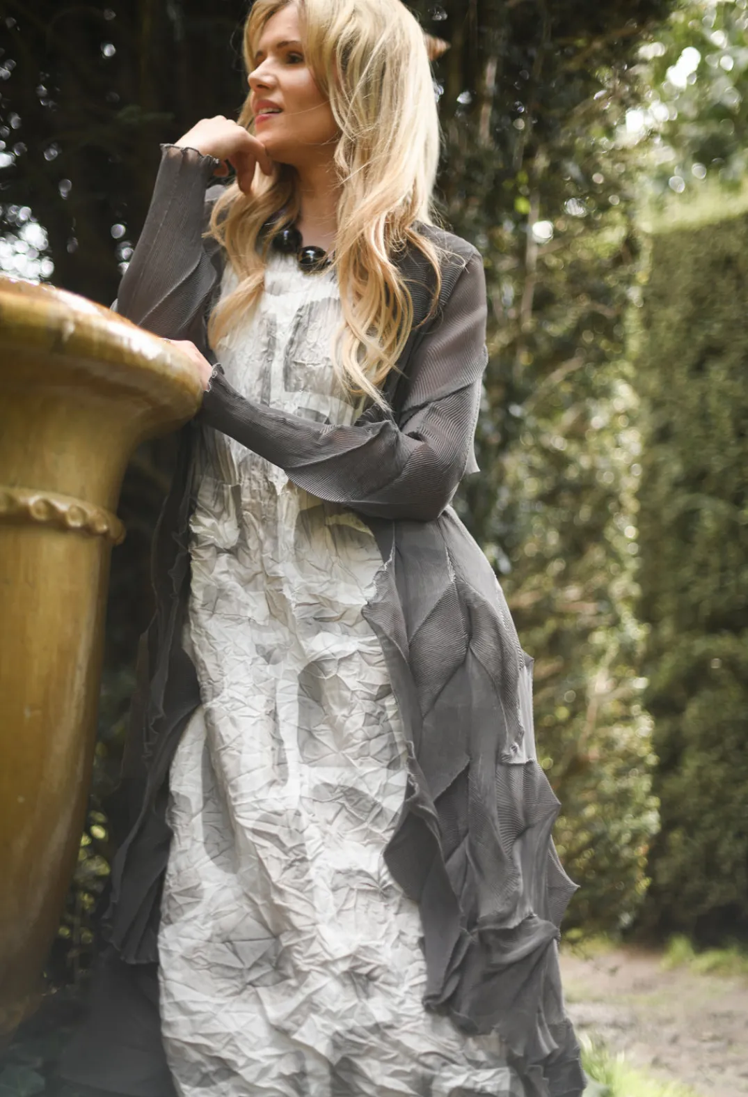 Alquema Coats^Jacqui Coat in Charcoal