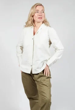 Jayko Shirts & Blouses^Jacy Shirt with Overlay Detail in White Clay
