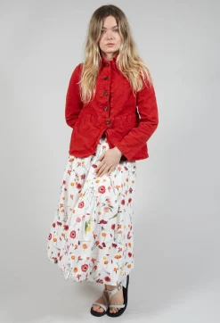 Hannoh Wessel Skirts^Jamila Skirt in Red Flower Print