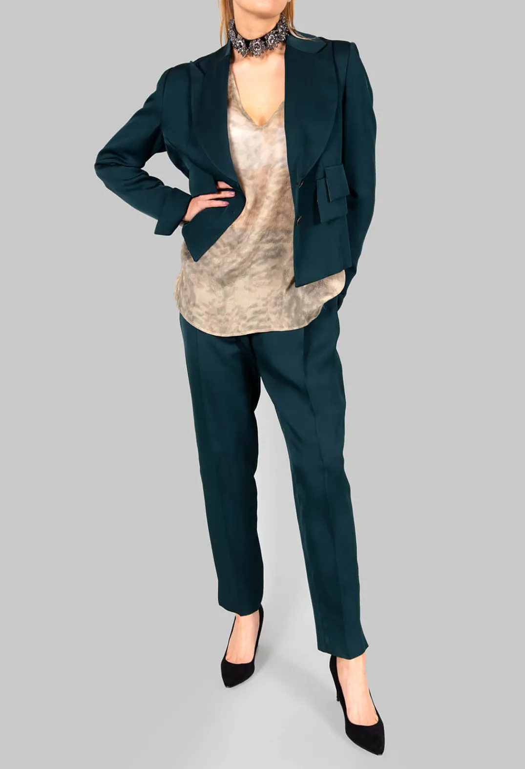 T.ba Jackets|Co-ords & Suits^Jazz Jacket in Petroleum