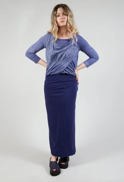 Rundholz Black Label Skirts^Jersey Double Layered Pencil in Azur