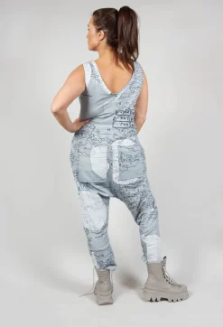 Rundholz Black Label Jumpsuits^Jersey Drop Crotch Jumpsuit in Ice Print