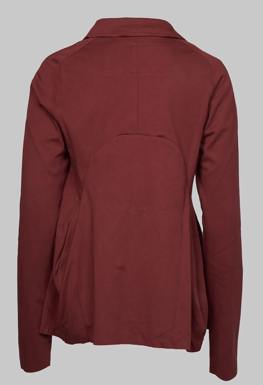 Rundholz Black Label Jackets^Jersey Jacket with Tulip Hem in Wine