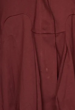 Rundholz Black Label Jackets^Jersey Jacket with Tulip Hem in Wine
