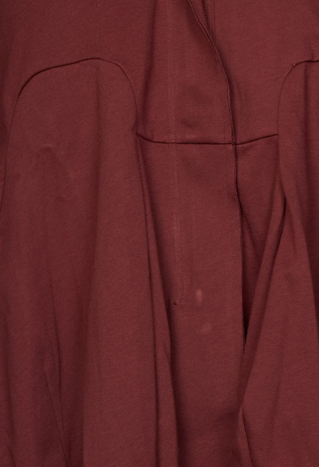 Rundholz Black Label Jackets^Jersey Jacket with Tulip Hem in Wine