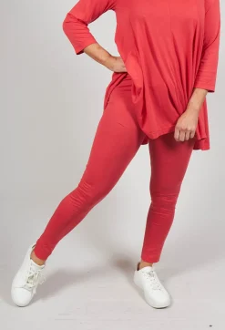 Rundholz Black Label Leggings^Jersey Leggings in Cherry
