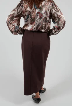 Mei Meij Skirts^Jersey Pencil Skirt in Java