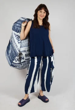 Rundholz Black Label Tops^Jersey Tank Top in Navy