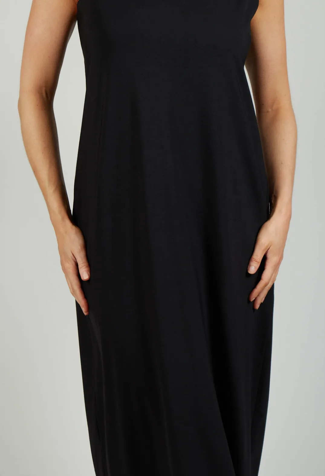 Bize Dresses^Jersey Vest Dress in Black