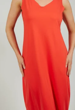 Bize Dresses^Jersey Vest Dress in Red