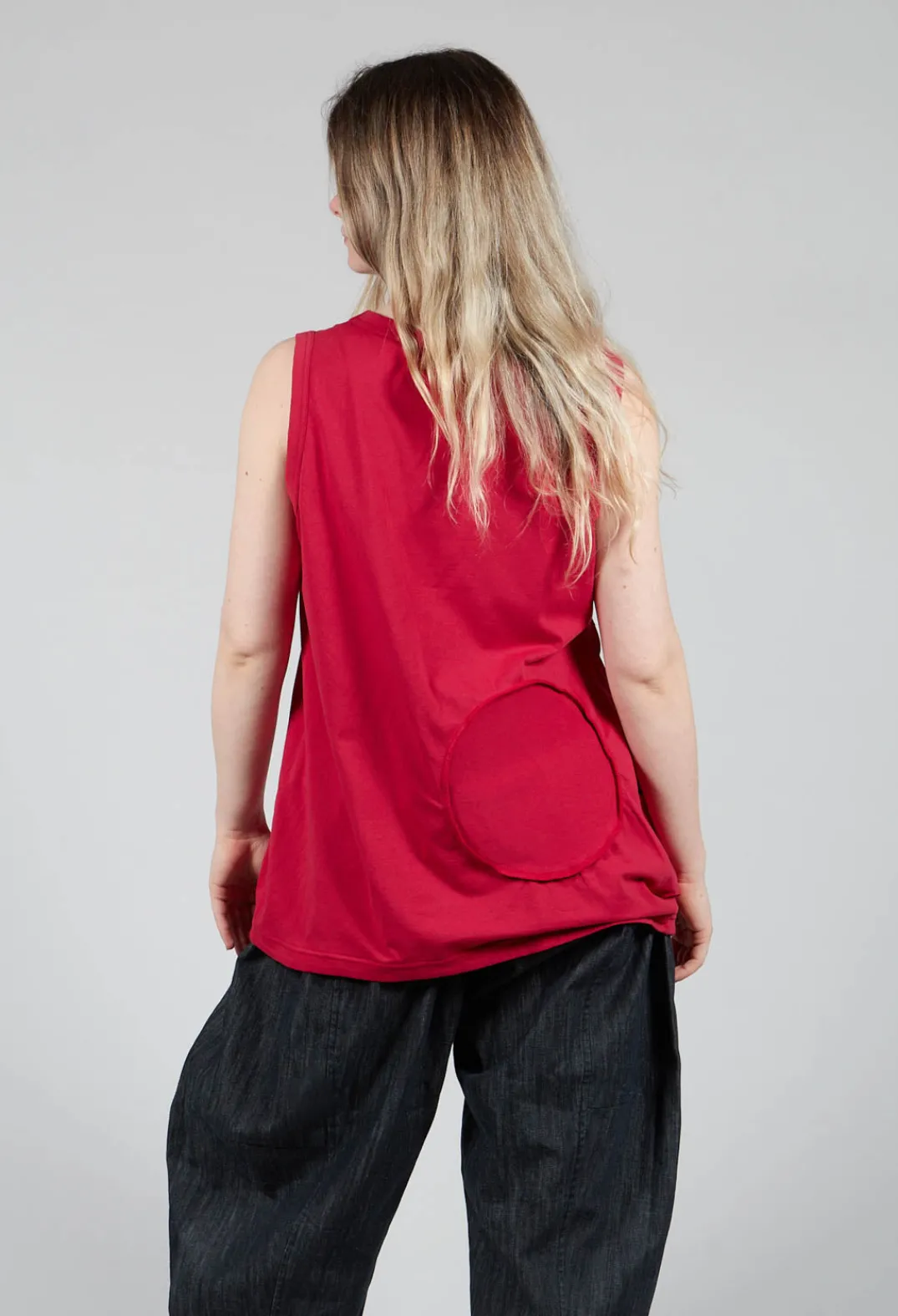 Moyuru Jumpers^Jersey Vest Top in Red