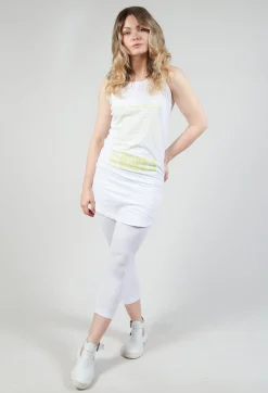 Rundholz Black Label Tops^Jersey Vest Top with Motif in Sun Print