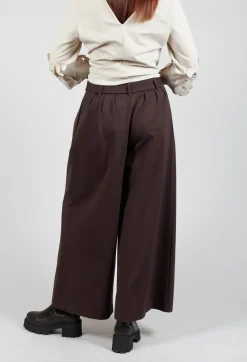Mei Meij Trousers^Jersey Wide Leg Trousers with Belt in Java