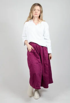 Hannoh Wessel Skirts^Jleana Skirt in Mulberry Stripe