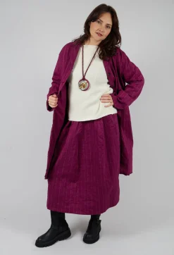 Hannoh Wessel Skirts^Jleana Skirt in Mulberry Stripe