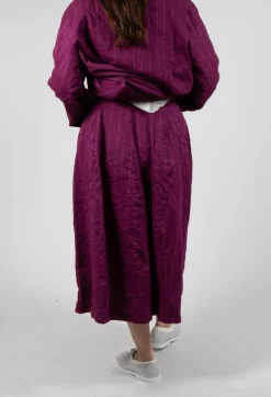 Hannoh Wessel Skirts^Jleana Skirt in Mulberry Stripe