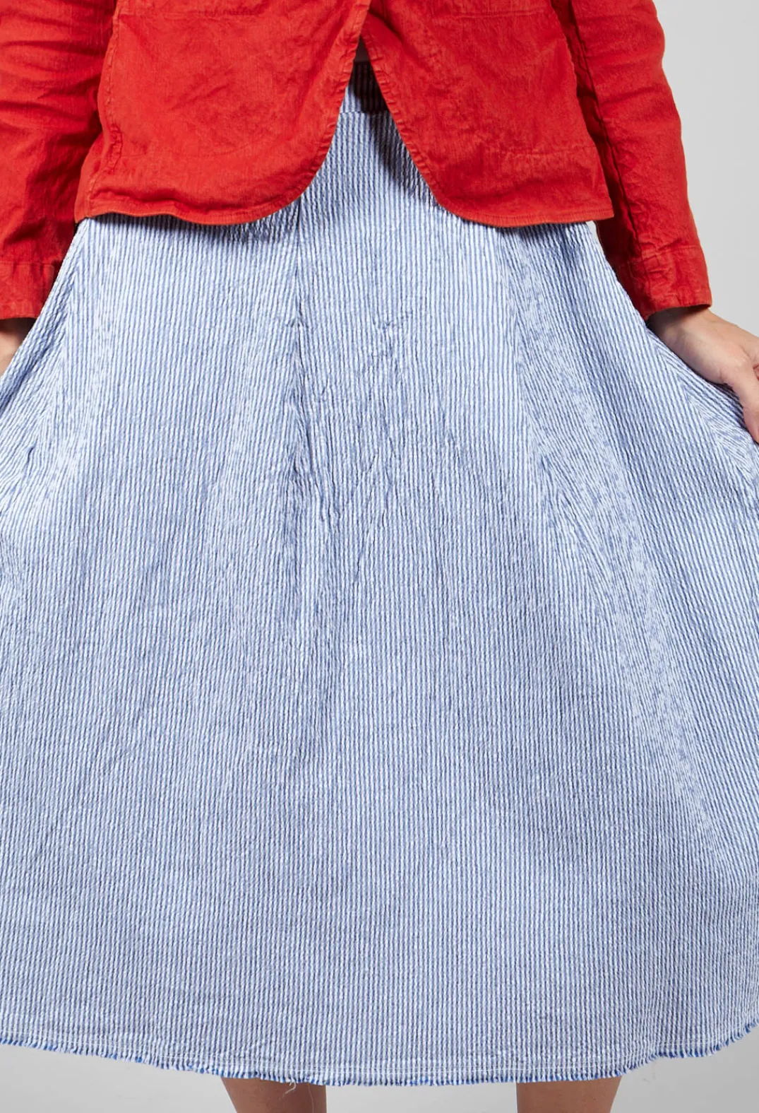 Hannoh Wessel Skirts^Jola Skirt in Blue Stripes
