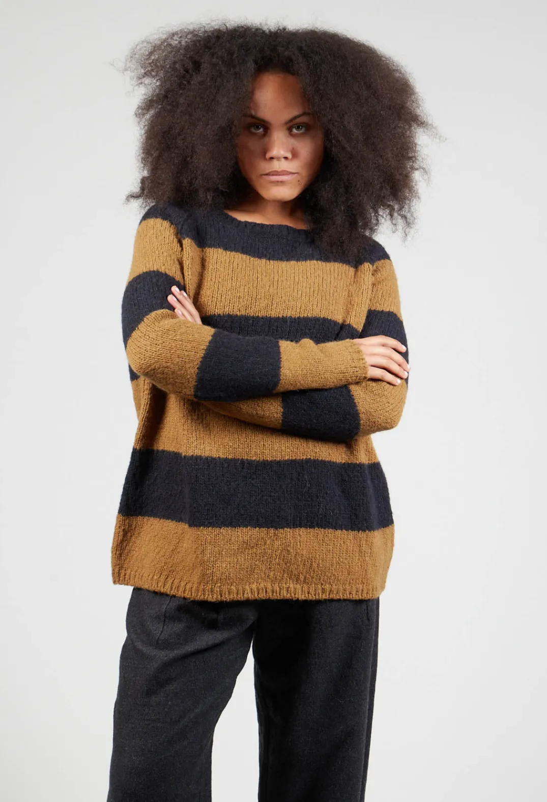 Apuntob Jumpers^Jumper in Tobacco Black