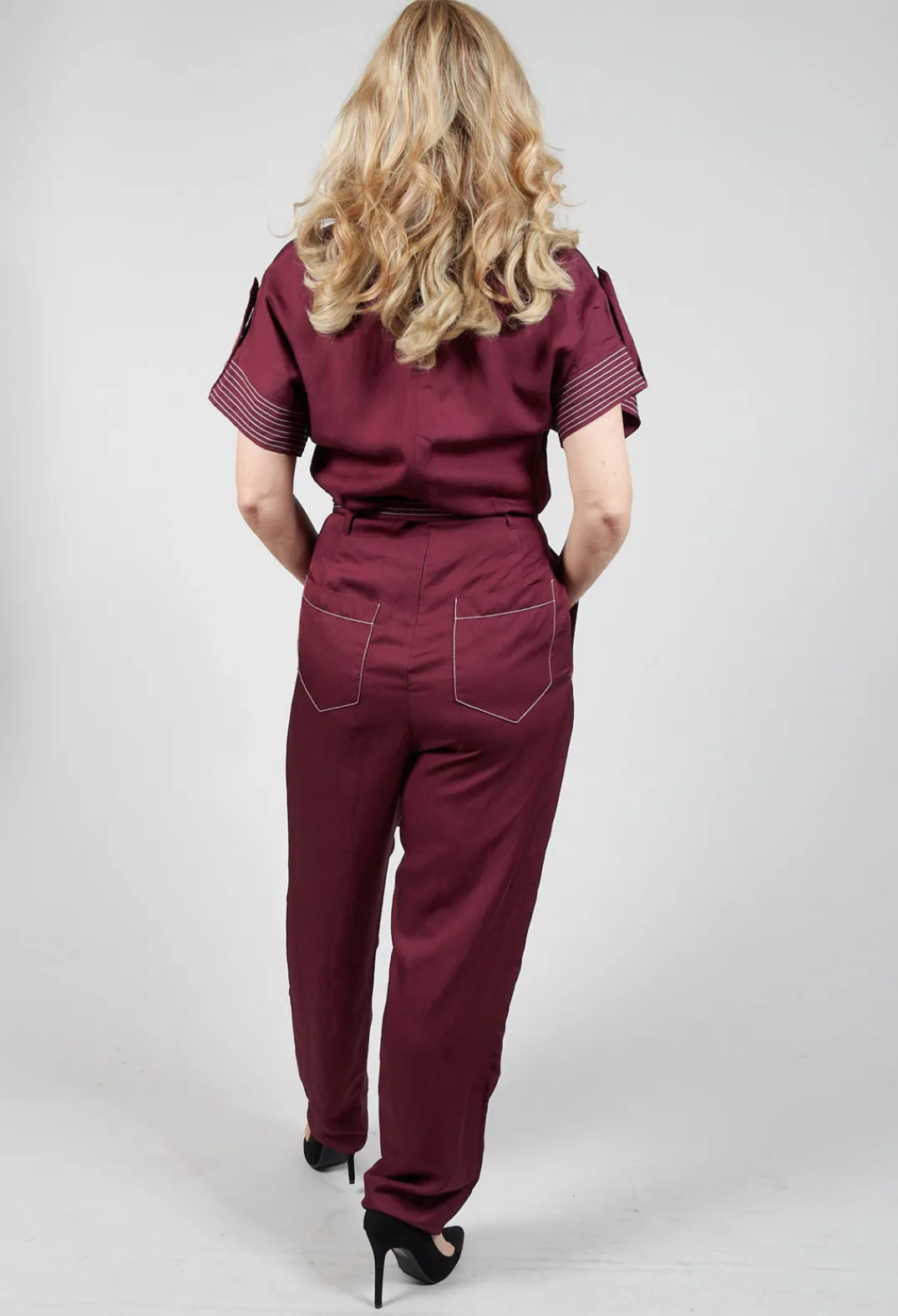 Beatrice B Jumpsuits^Jumpsuit in Burgundy