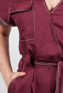 Beatrice B Jumpsuits^Jumpsuit in Burgundy