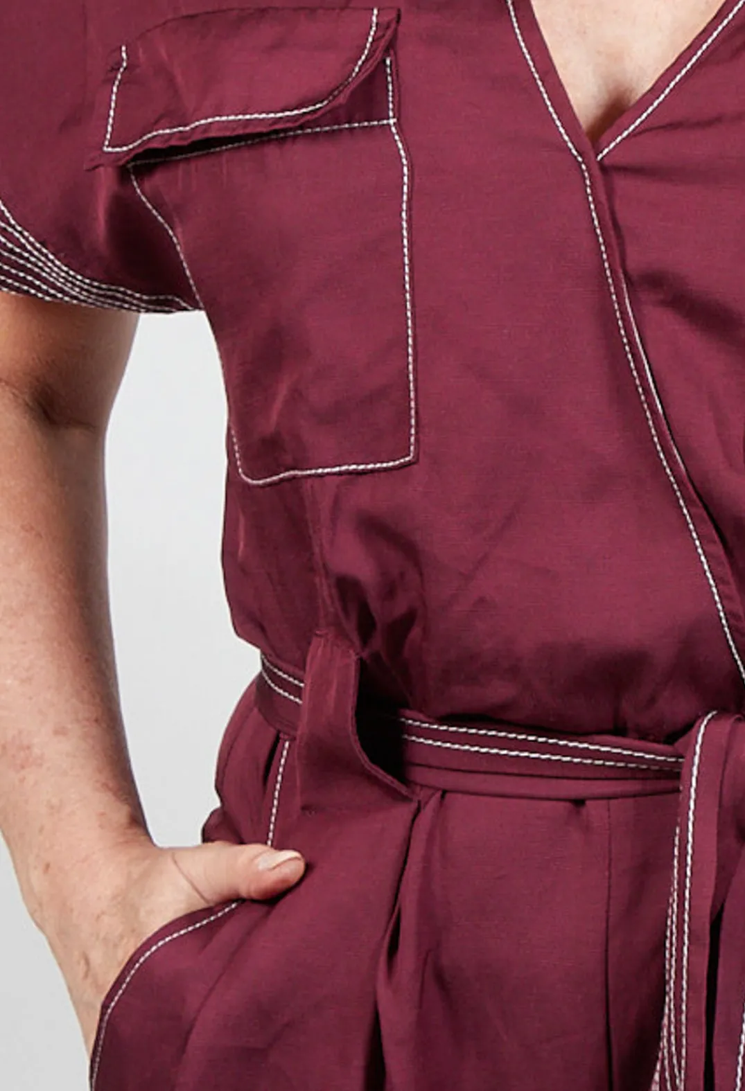 Beatrice B Jumpsuits^Jumpsuit in Burgundy