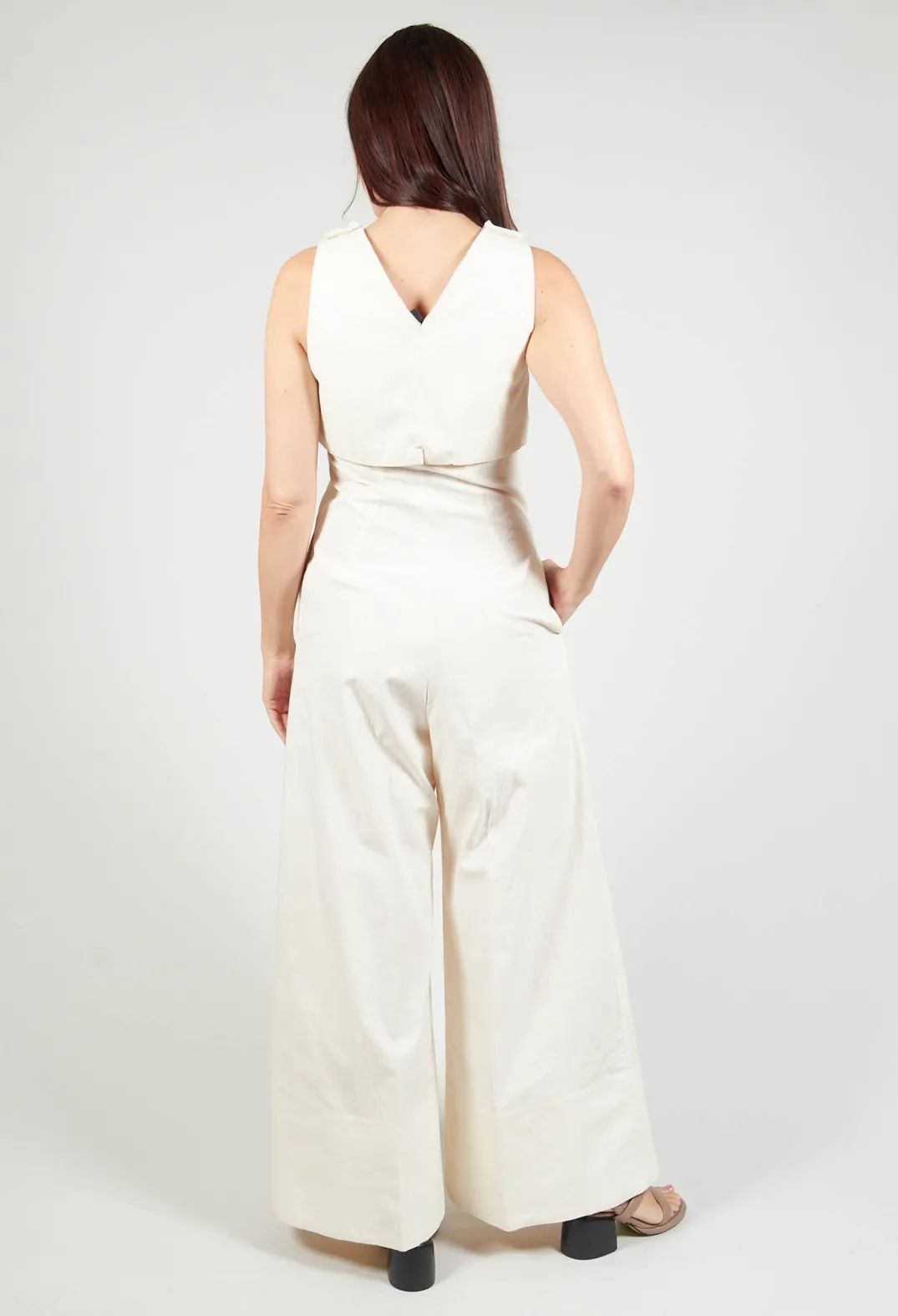 Malloni Jumpsuits^Jumpsuit Palla in Ecru