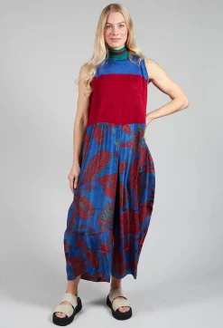 Traces of Me Jumpsuits^Jumpsuit Turtle Neck Sunflowers in Blue
