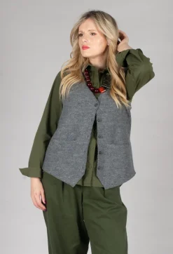 Elemente Clemente Tops^Junai Vest in Anthra