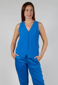 Elemente Clemente Tops^Junai Vest in Cobalt