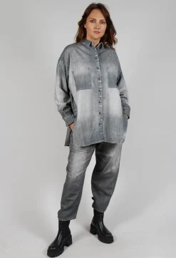 Elemente Clemente Tops^Kabo Blouse in Anthra