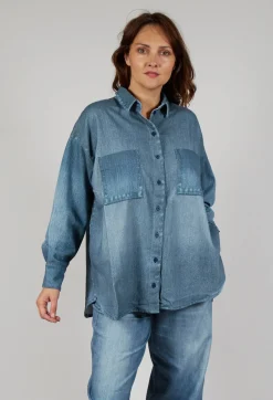 Elemente Clemente Tops^Kabo Blouse in Denim