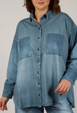Elemente Clemente Tops^Kabo Blouse in Denim