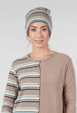 Mama B Hats^Kaki Hat in Alpaca Stripe