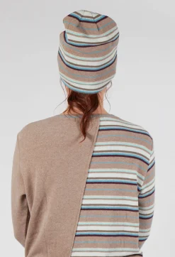 Mama B Hats^Kaki Hat in Alpaca Stripe