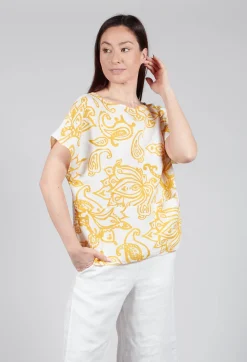 Elemente Clemente Tops^Kalu Top in Curcuma